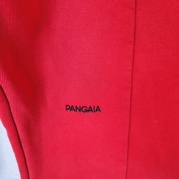 Pangaia Womens Mock Neck Organic Recycled Cotton Sweater Dress Size XS Red - Picture 11 of 13